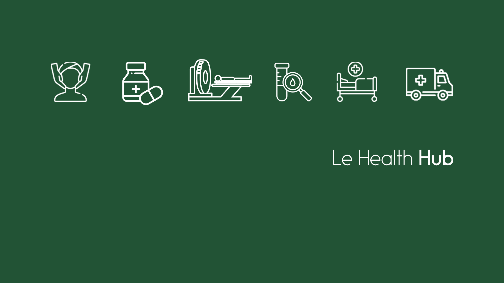 Le Health Hub icons by Diagnos Clinique